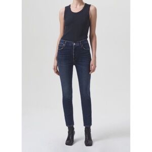 Agolde Nico High Rise Slim Fit (Stretch) Jeans